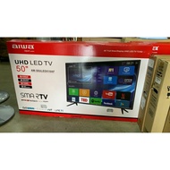 AIWA 50/55 inch TV frameless UHD 4K android smart LEDtv google YouTube