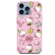 (เคสผสม) เคส Sanrio Hello Kitty ของแท้100% สำหรับ IPhone15เคส15pro 15Promax 14pro 14 Cinnamoroll เคสแข็ง13Promax 13pro 13เคสกันกระแทกคู่12Promax 12 12pro 12Mini Kuromi DT15S6กันกระแทก