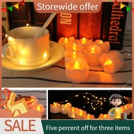 PAT 12pcs Led Electronic Candles Energy Saving Flameless Tealights Candles Lights For Valentine Day Decoration