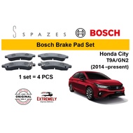 (2014-now) Bosch Brake Pad Honda City 3rd 4th Gen Honda City Brake Pads 0986AB2544 (1set=4pcs)