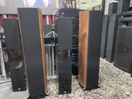wharfedale evo 4.4 black / walnut floorstanding speaker 3 year warranty