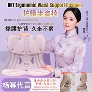 BKT 护腰坐姿椅 Ergonomic Waist Support Cushion Ergonomic Lumbar Support Cushion 背部支撑坐姿椅垫 Pregnant Women S