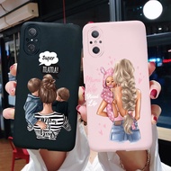 Huawei Nova 9 SE Case Super Mom Baby Fashion Girls Soft Silicone Back Cover Hauwei Huawie Nova9 SE N