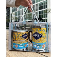 tiffin 10cm dan termos mug 500ml / combo jimat / combo tiffin dan termos / combo mashaa