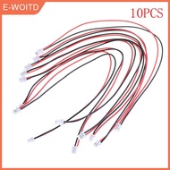 YINGRAN3 10 pcs Micro JST 2.0 pH 2-Pin Connector plug พร้อมสายสายไฟ150มม