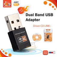 USB Wifi Adapter Dual band 2.4GHz 5GHz 600Mbps Adapter Wireless Lan Mini USB PC WiFi Adapter 802.11A