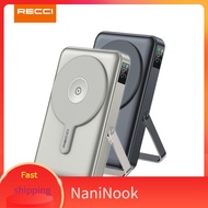NaniNook  [CCC Power Bank] Recci 10000mAh Dual Built-In Cables Galaxy Magnetic Power Bank with 3C Ce
