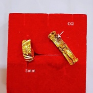 Bangkok Gold Earrings, 916 Gold