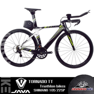 จักรยานไตรกีฬา JAVA รุ่น TORNADO TT Triathlon bikes (เฟรมคาร์บอน ล้อ DECA42 22sp)