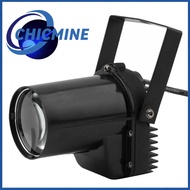 Chicmine 2pcs Mini LED Stage Light Pinspot Beam Spotlight DJ Disco Party KTV Projector Lamp