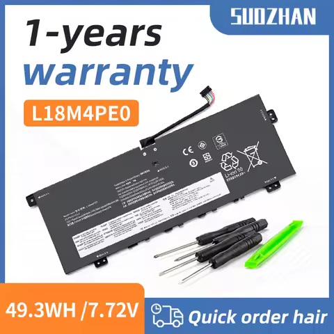 SUOZHAN L18M4PE0 L18L4PE0 Laptop Battery For Lenovo Yoga C740-14IML 81TC000JUS Series 5B10W67185 5B1