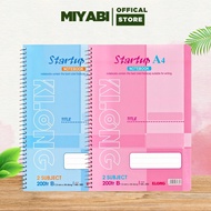 XO KLONG 58gsm A4 horizontal spring notebook 200 pages - A4 diary notebook - student horizontal note