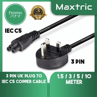 Panamax 3 Pin Plug to C5 Cloverleaf Power Cord 3-Prong AC Power Cable NOTE BOOK POWER CORD = E 647