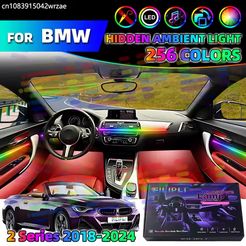 For BMW 2 series F22 F23 F87 F44 F45 F46 G42 G43 G87 F44 U06 Ambient Lights Strips Breathing Strip L