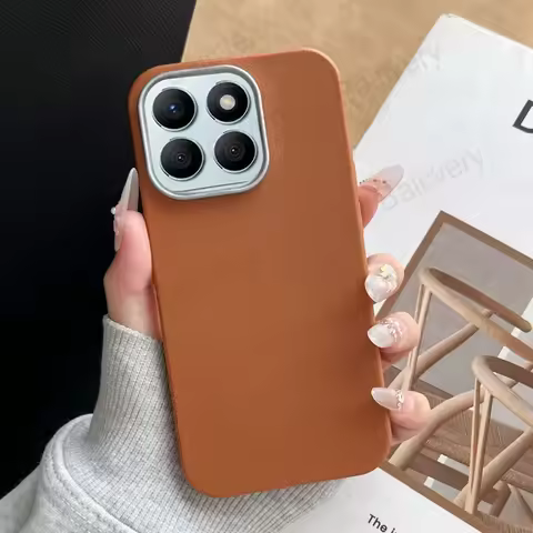 For Honor X8B X6 X6S X8 5G X5B X6B X7C X8C Candy Color Soft Silicone Case Leather Patterned Anti Dro