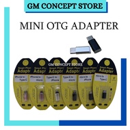 *OTG ADAPTER* MINI OTG ADAPTER MINI SMART PHONE ADAPTER MINI OTG FOR FRUIT ANDROID CONVERTER
