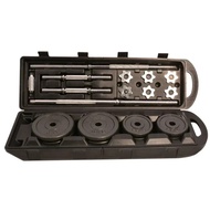 Peralatan Gim Berkualiti Terbaik 50kg Lukisan Hitam Set Barbel Dumbbell Boleh Laras Dumbbell Latihan