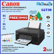 Canon PIXMA G2730 3 in 1 AIO Print/Scan/Copy Refill Ink Tank Printer