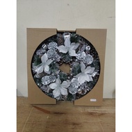 MERAH CHRISTMAS DECORATIONS - WALL FLOWER DECORATIONS - DOOR DECORATIONS 15 INCH HOME ROOM/S 38 CM/S