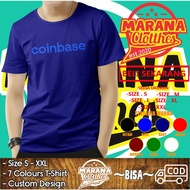Coinbase Logo T-Shirt Distro Shirt