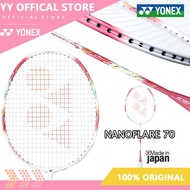 NANOFLARE 70 4U Full Carbon Single Badminton Racket  83g Made In Japan  [Freebie：1*Hand Glue,1*Strin