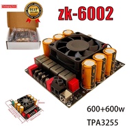 【ร้านไทย จัดส่งภายใน 24 ชั่วโมงใ】zk6002 แอมป์จิ๋วขับซับ แท้ TPA3255*2 600W*2 zk 6002 แอมป์จิ๋วขับซับ