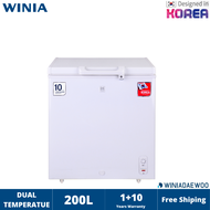 WINIA CHEST FREEZER 200L DCF-250DFL