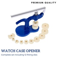 Watch Press Set Watch Back Case Closer Watchmaker Watch Repair Tools Kit With 12pc Fitting Dies Tool