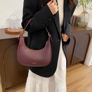 half moon bag shoulder bag New Textured Half Moon Bag - Portable Underarm Shoulder Bag