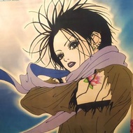 絕版罕有漫畫卡通大型(約40吋x29吋)布捲軸掛畫1999世上的另一個我娜娜 Anime Cartoon Scroll Cloth Painting NANA