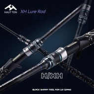 Lure Rod Spinning/Casting Carbon Rod Tossing H/XH power Fishing lure Fishing rod Rod casting Casting rod Joran casting Rod pancing Baitcasting rod Mesin Pancing