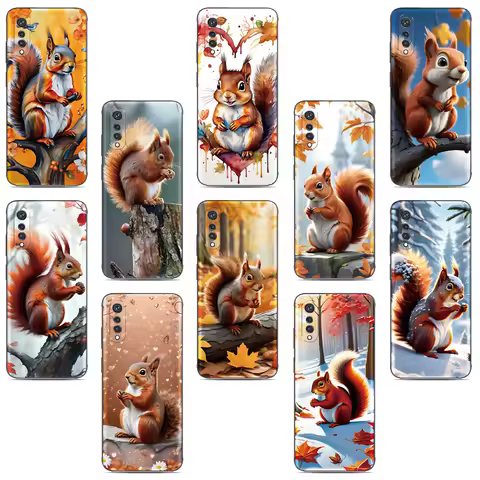 Squirrel Funny Phone Case For LG Wing Velvet K22 K61 Q60 K50 K51 K52 K40 Q6 Q7 Stylo 5 6 G8s G8X G6 