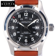 นาฬิกา Hamilton รุ่น H70555533 สีกากี ฝาหลังแบบ Skeleton หน้าปัดสีดำ ระบบ Automatic [มือสอง]