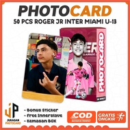 GANTUNGAN Photocard roger jr intermiami u13 bonus key chain - photocard boss
