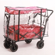 【QUEENMLL】Camping Trolley Rain Cover Garden Picnic Wagon Stroller Cart Waterproof Cover [kk231103]