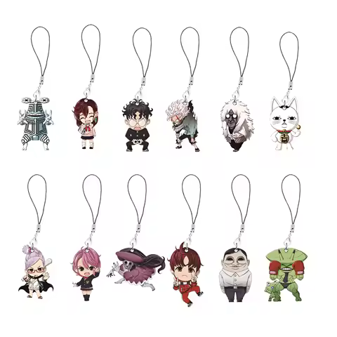 Anime Dandadan Mobile Phone Charms Cartoon Dandadan Small Phone Chain Key Ring Keychain Children Fri