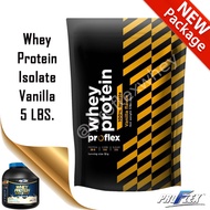 ส่งฟรี 📌  Whey Protein IsoIate Vanilla 5 lbs เวย์โปรตีน proflex สูตร isolate รสวานิลา 1 ถุง (2.26 kg