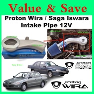 Proton Wira Saga Iswara Air Filter Intake Pipe LMST 12V Sporty Racing Car Air Intake Aluminum Hose R