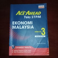 Ace Ahead Teks STPM Ekonomi Malaysia Semester 3 - Suhiliah Mohd Salleh
