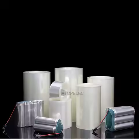 1M Clear 7/17/23/30/36/40/43/50/55/60/66/85/103mm Wide PVC Heat Shrink Tube Li-ion 18650 21700 26650