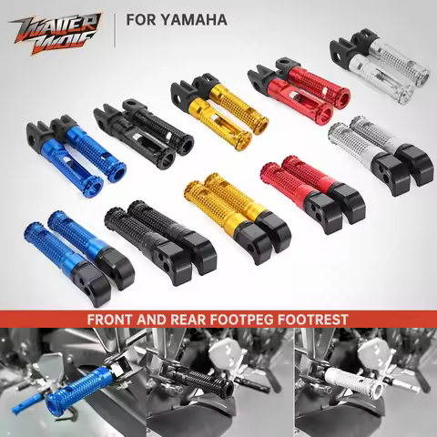 Front Rear Footpeg Footrest Pedal For YAMAHA MT-07 MT-09 Tracer 700/GT 900/GT MT-25 MT-03 YZF R3 R25