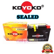 KOYOKO SEALED BATTERY MF MAINTENANCE FREE YTZ5 YB3 YB4 YB5 12N9L Y15ZR Y15 EX5 LC135 RXZ Y125Z W125 