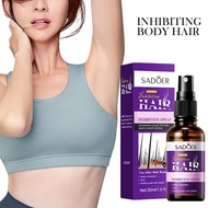 Sadoer Inhibit Hair Growth Spray Inhibit Underarm Leg Spray 30ml Hair J3u1