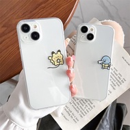 Cartoon Cute Pikachu Jini Compatible iPhone Case for iPhone 16 Pro Max/15/17 Pro/14 Pro Max/13 Pro M