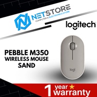 LOGITECH PEBBLE M350 WIRELESS MOUSE - SAND - 910-006665