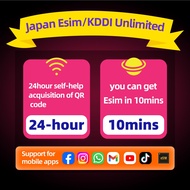 Japan eSIM KDDI TRUE Unlimited Data 3-10days | Instant 10mins Delivery | High Speed Travel Data Japa