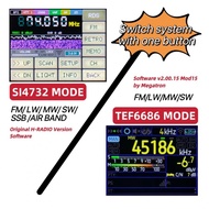 【GTTR】ESP138D Receiver RDS Data Display AGC Gain Control 40mm Full-Range Speakerready stock
