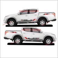 Sticker Car sticker ranger sticker Triton Navara Hiluxcutting sticker Side Body Newest