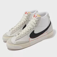 Nike 休閒鞋 Blazer Mid 77 Pro Club 男鞋 白 黑 拼接 高筒 復古 DQ7673-100