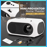 COD Salange Proyektor Mini LCD Full HD 1080P 3000 Lumens Home Theater M24 / Proyektor untuk hp andr